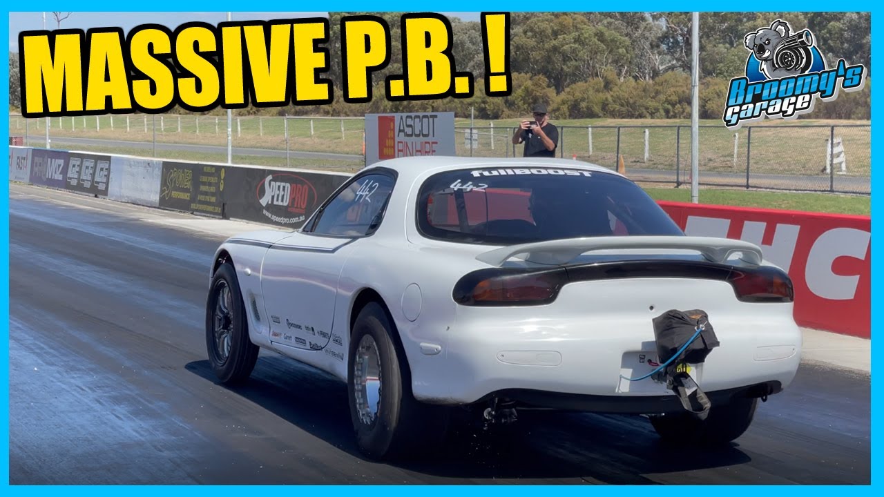 Vanilla Rice RX7 Runs 9.0 @ 157 mph Second Time Out!