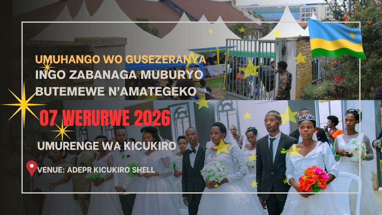UMUHANGO WO GUSEZERANYA INGO ZABANAGA ZIDASEZERANYE IMBERE Y'AMATEGEKO TALIKI 07/03/2026
