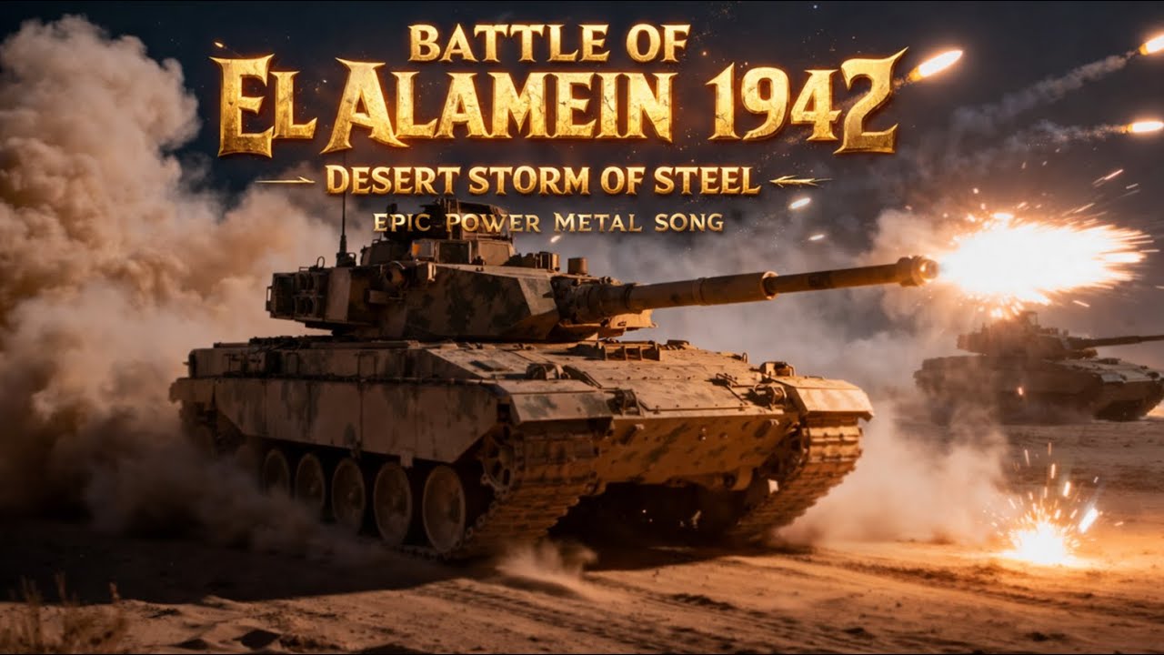 Battle of El Alamein — Desert Storm of Steel (Epic WWII Power Metal History Song)