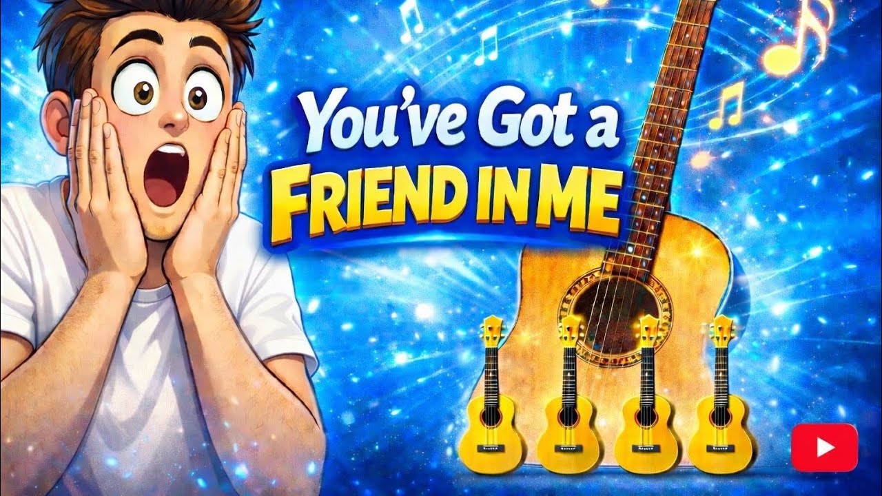 Como tocar guitarra ToyStory + aprende You've got a friend in me nivel medio 🎼🎵 + tablatura + tabs