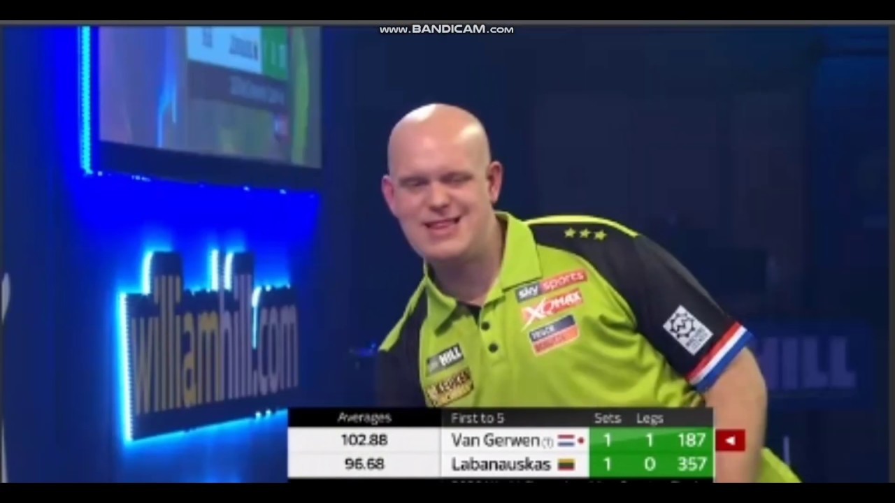 Micheal van Gerwen vs Darius Labanauskas PDC 2019/20 World Championship