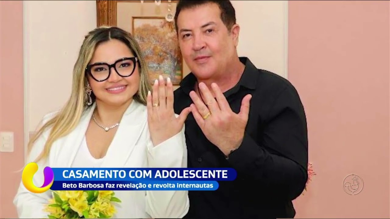 Casamento com adolescente:  Beto Barbosa faz revelação e revolta internautas