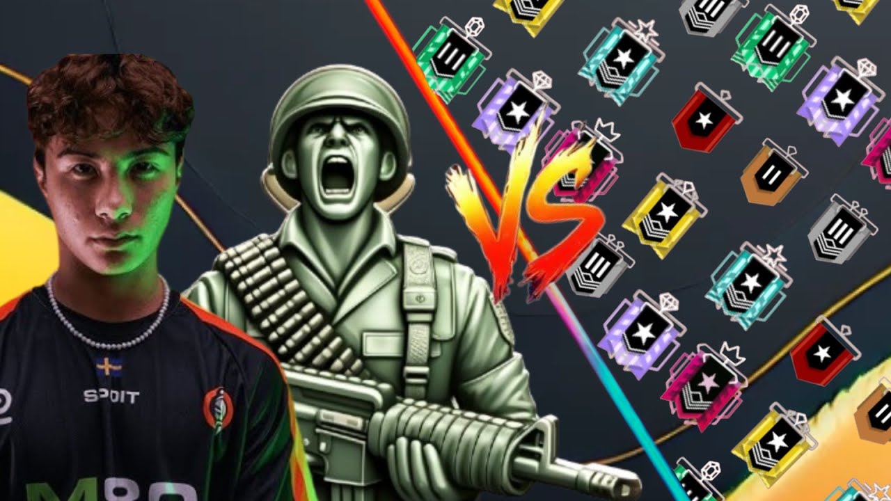 Snapiyy and Spoit 2v5 ALL Ranks in Siege!