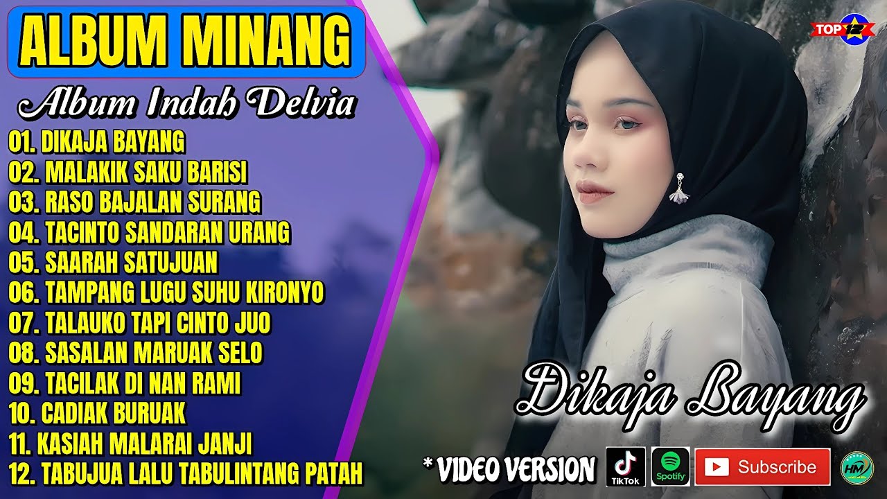 Indah Delvia Full Album || DIKAJA BAYANG - MALAKIK SAKU BARISI - Lagu Minang Terbaru - Viral tiktok