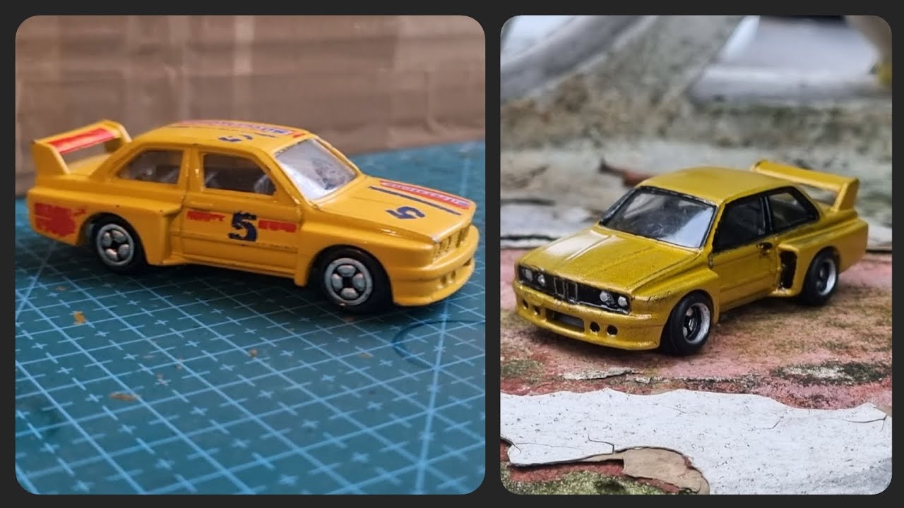 Реставрация кастомного BMW M3 E30 Widebody от Corgi Juniors