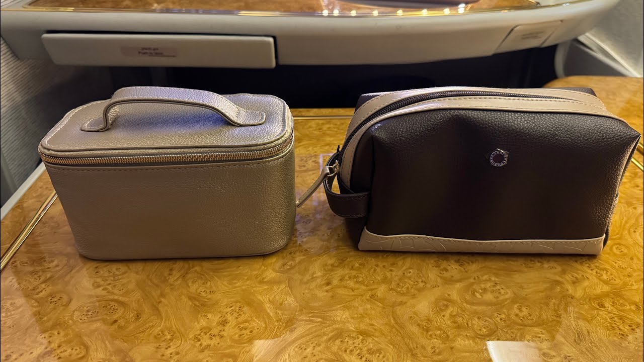 Emirates Women & Men's First Class Amenity Kits ( August 2025 )