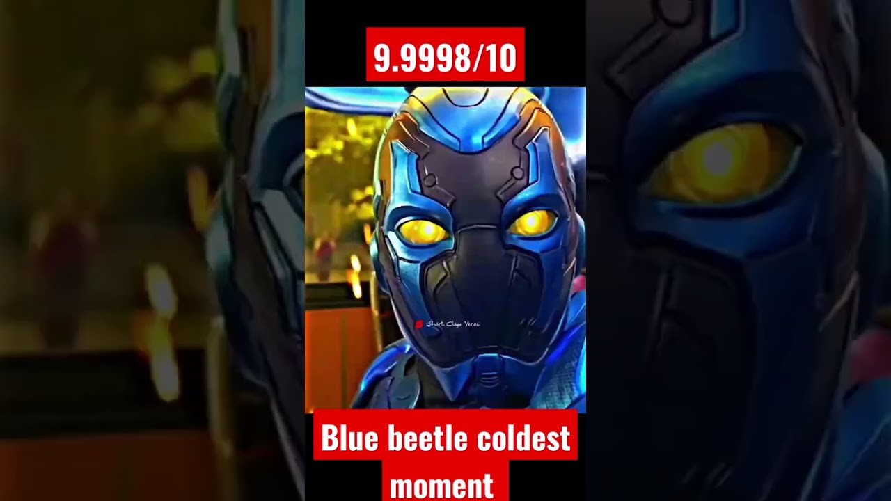 Blue beetle coldest Bus cuting scene 