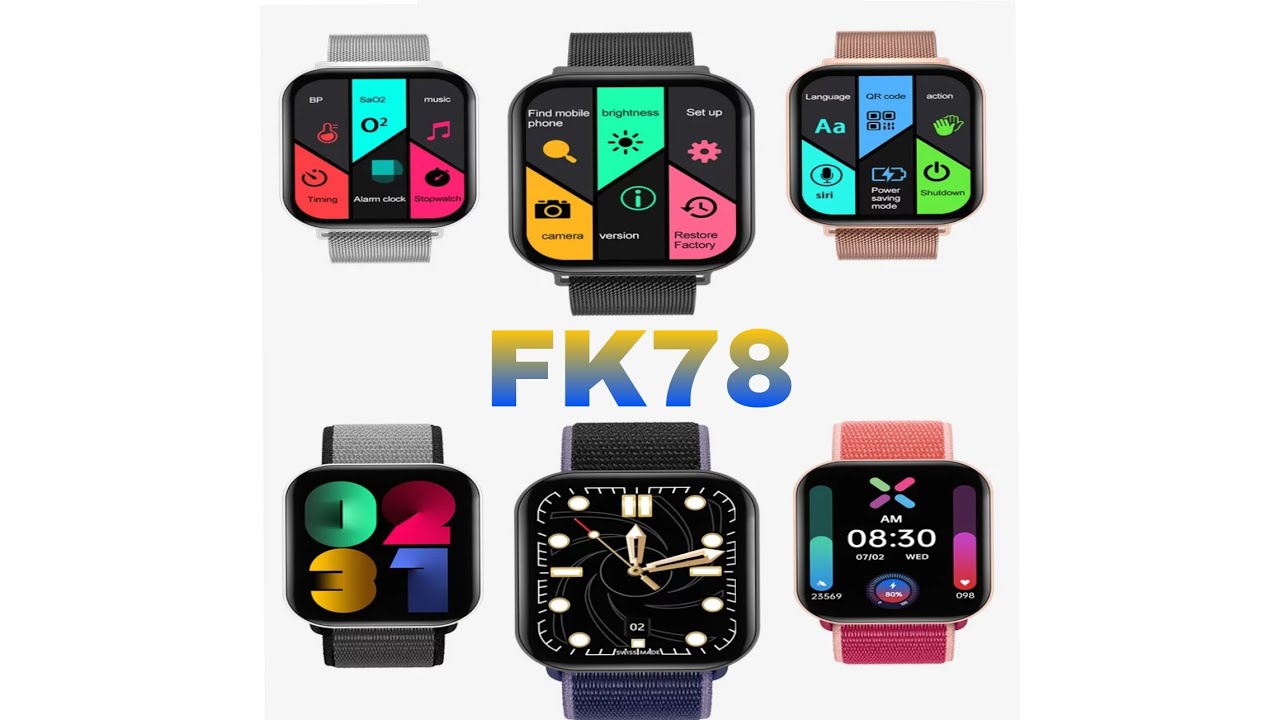 Guía / Cómo Configurar el Smartwatch IWO FK78 Series 6 con la aplicación FitFly en Android Review