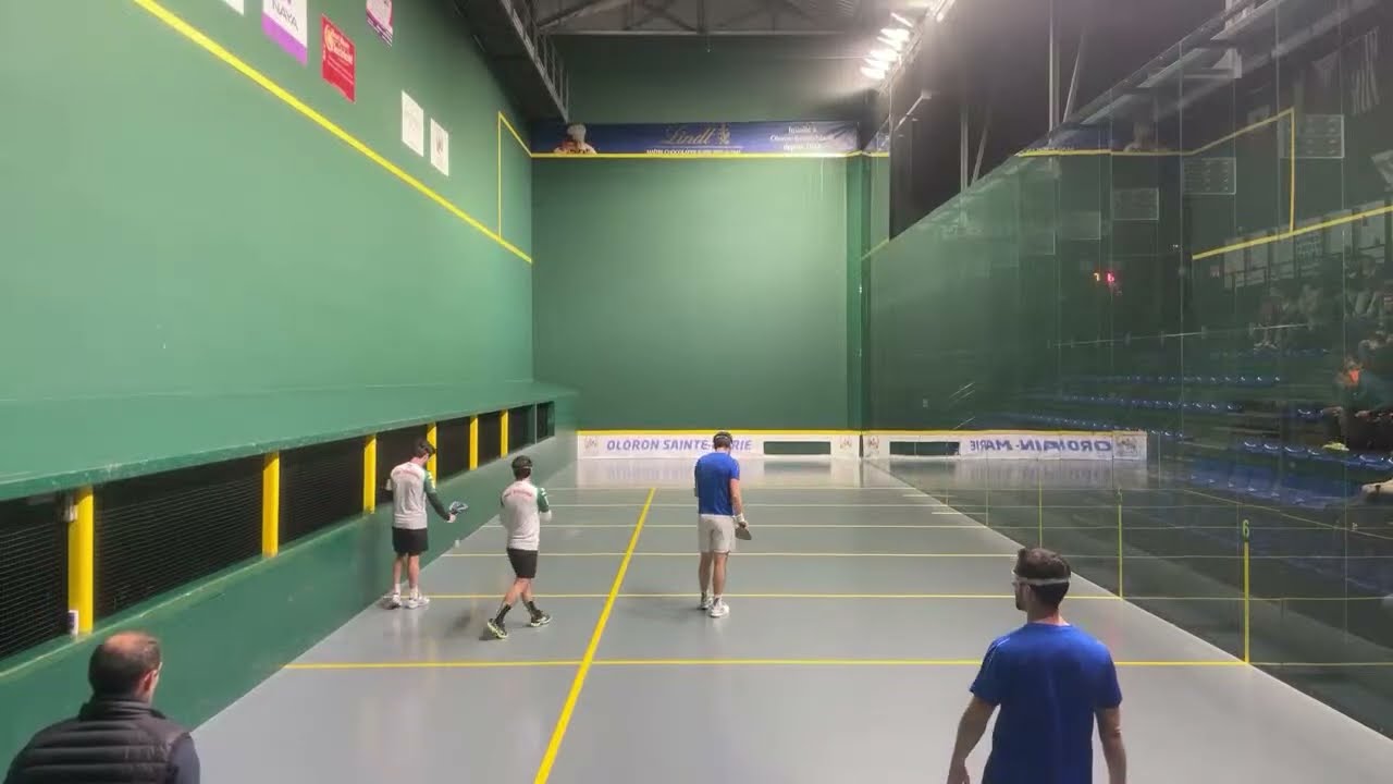 CA Beglais contre Anglet : Demie Finale du Championnat de France Baline Trinquet Nationale A 2024/25