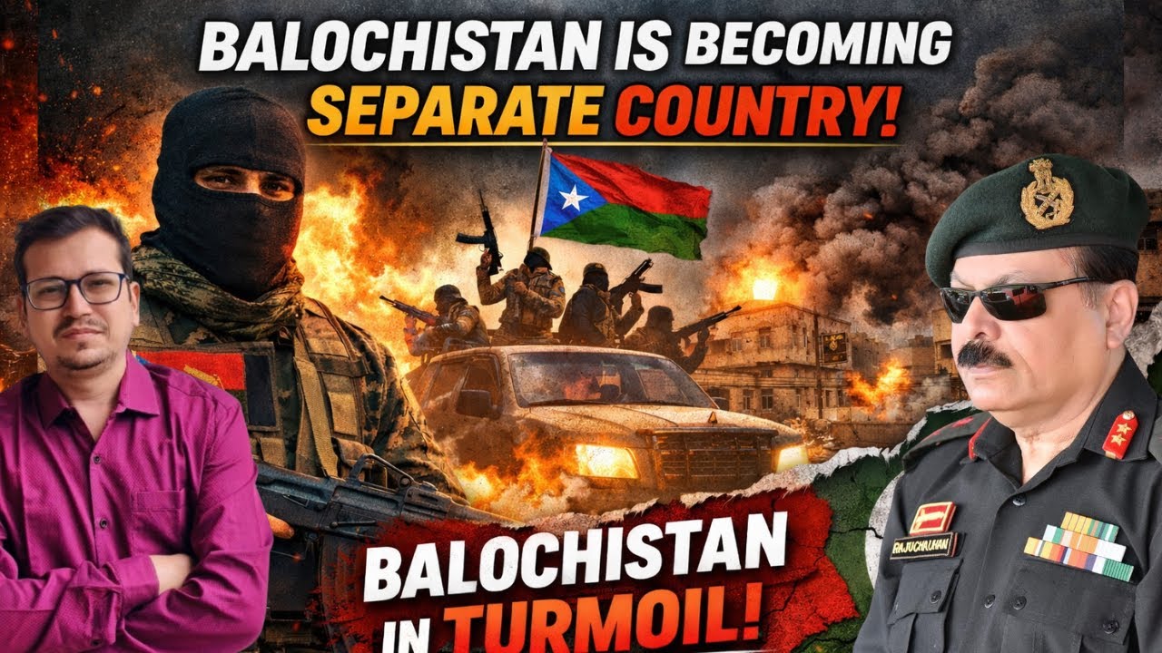 Balochistan Slipping Out of Pakistan’s Control | BLA taking the control | Maj Gen Raju Chauhan