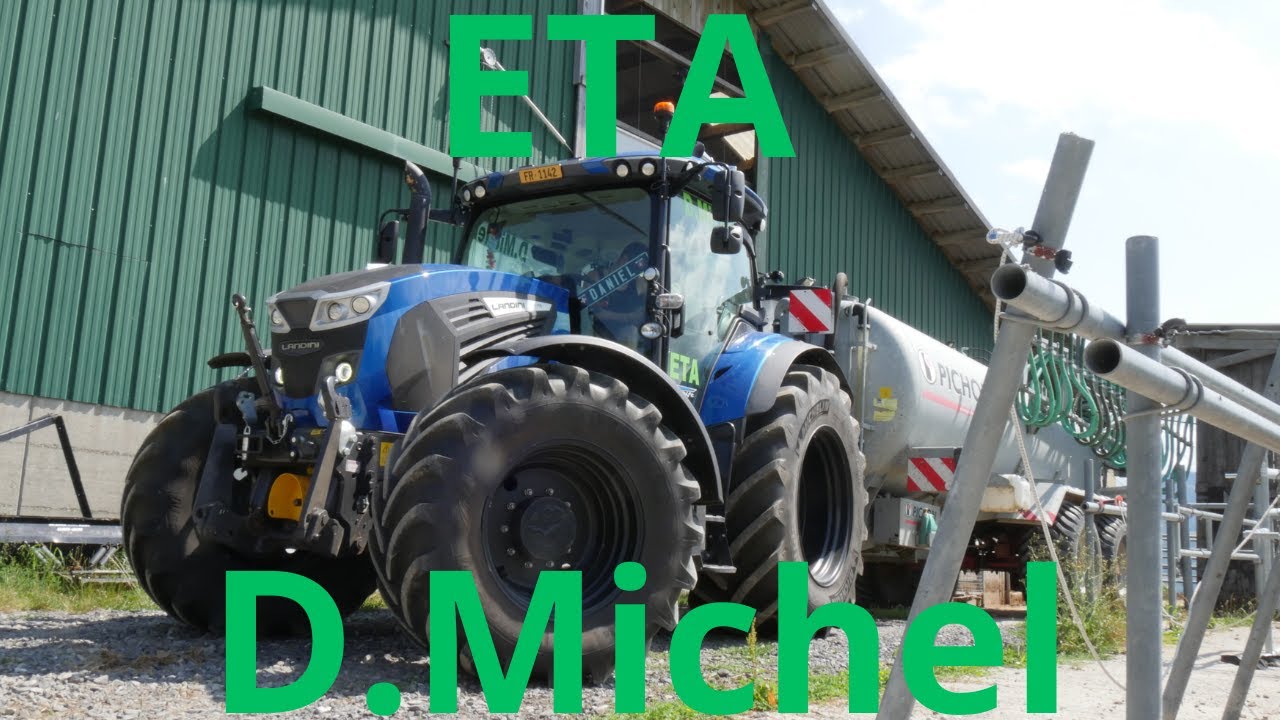 ETA D.Michel ¦ épandage de lisier ¦ Landini 7-175 ¦ Pichon 12500L