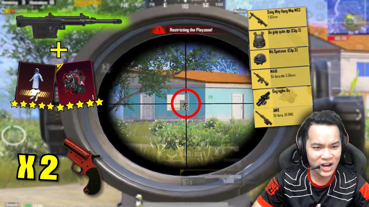 PUBG Mobile - Gặp 4 Chí Tôn Nhảy Quân Sự Tay To Đảo Như Công Phượng, Bộ Bim Bắn Cho Hiểu Tiếng Việt
