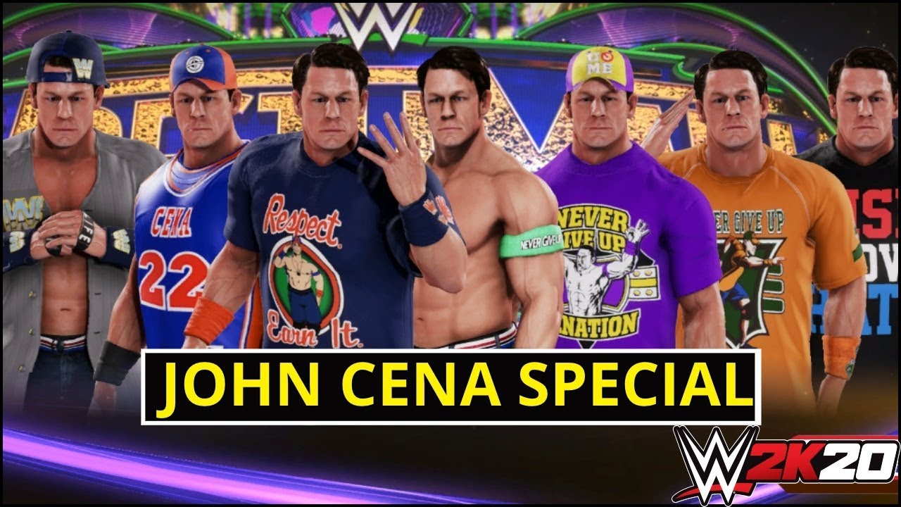 WWE 2K20 'JOHN CENA' Special Theme Gameplay | FAIL GAME LIVE 2K20 ! SPECIAL THEME WWE 2K20
