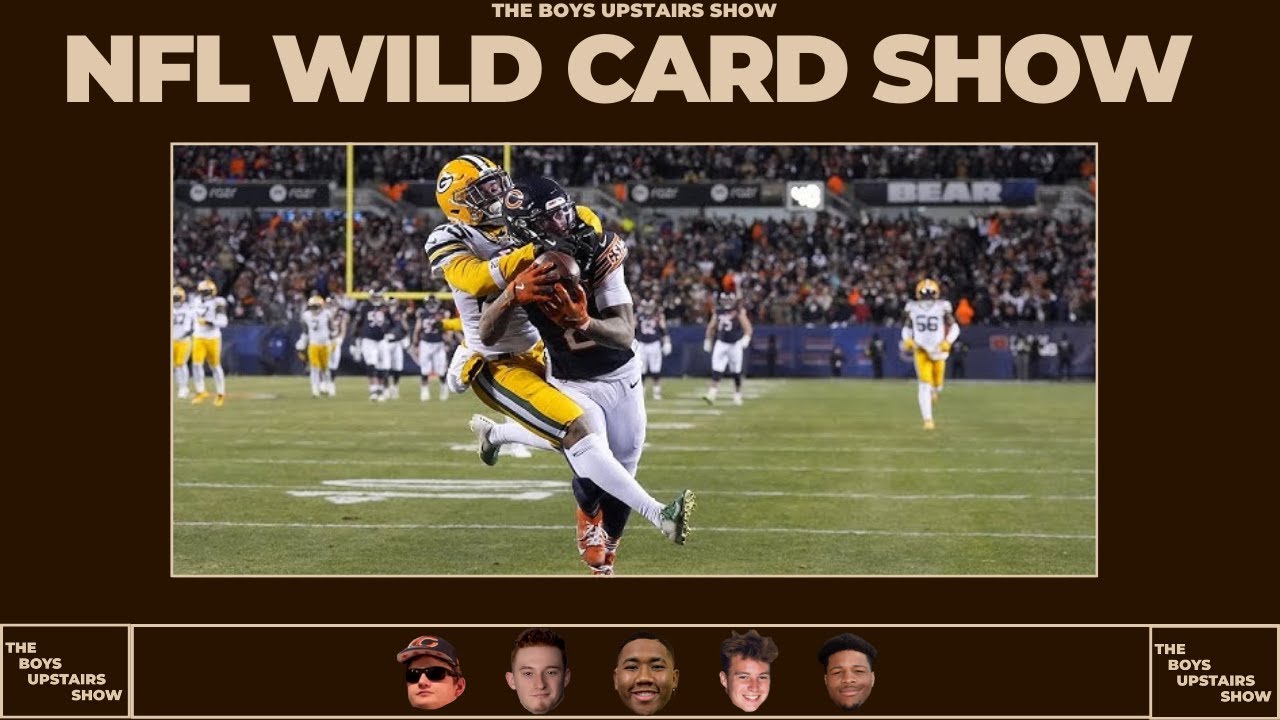 Bears Packers Part 3, Harbaugh Out, Playoff Talk | NFL Wild Card Show
