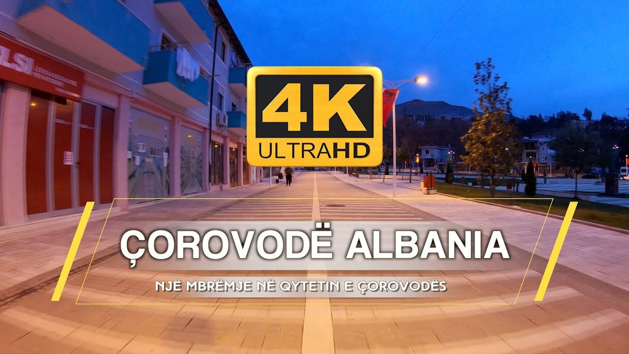 COROVODA, ALBANIA - SKRAPAR ALBANIA 🇦🇱【4K】⁴ᴷ⁶⁰ Nje mbremje ne qytetin e Çorovodes