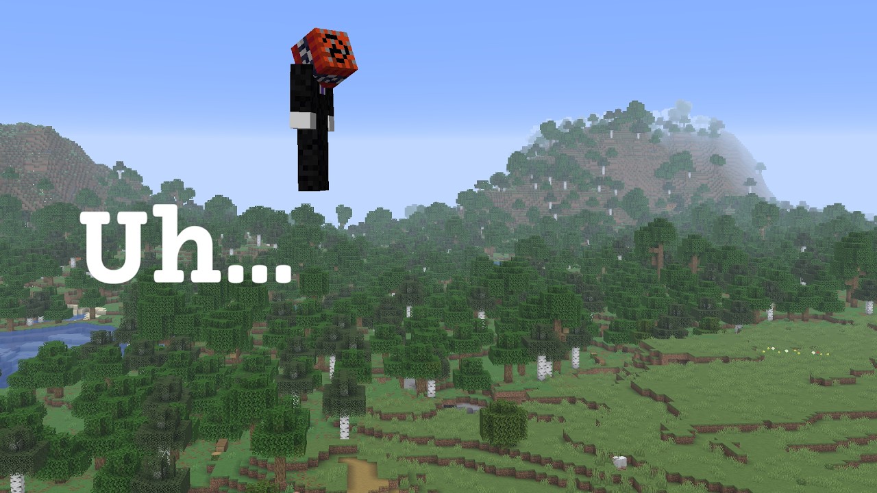 Сможете ли вы пройти Minecraft, застряв в плавающем состоянии на 97-м уровне Y?