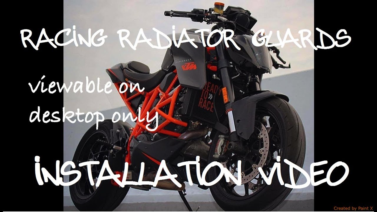 Racing Radiator Guards Installation Video