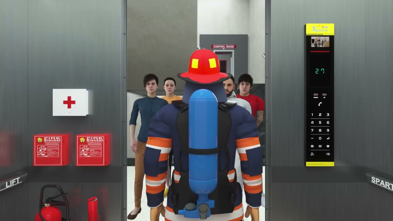 Spartan Fire Evacuation - Technical Movie