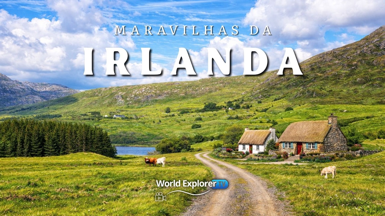 Maravilhas da Irlanda | Os Lugares Mais Bonitos da Irlanda | Vídeo de Viagem em 4K