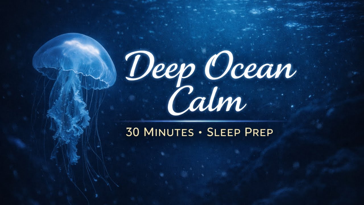 Deep Ocean Sleep Ambience – 30 Minutes of Calm Music & Gentle Waves