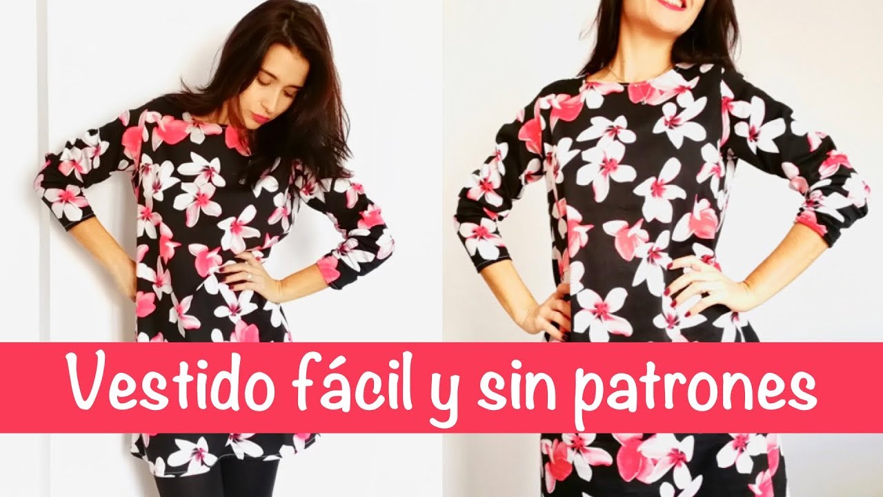 Cómo hacer un vestido muy fácil y sin moldes | DIY