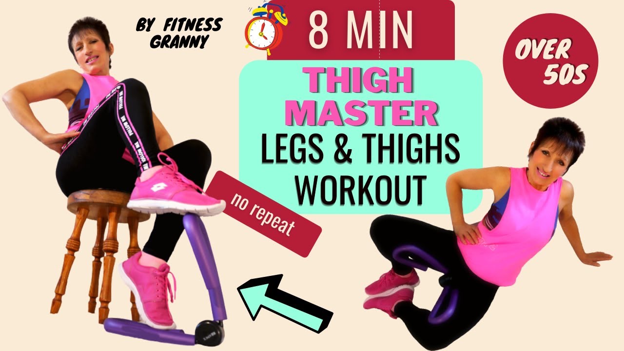 8 MIN THIGH MASTER intense resistance WORKOUT for INNER THIGHS, LEGS and CALVES (no repeat)