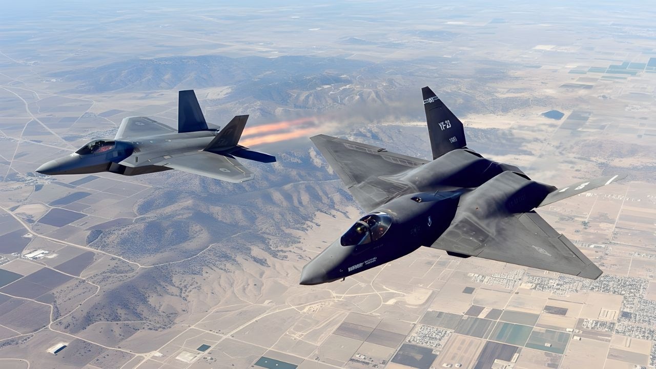 Самая большая ошибка ВВС США? Отказ от истребителя YF-23 Black Widow.