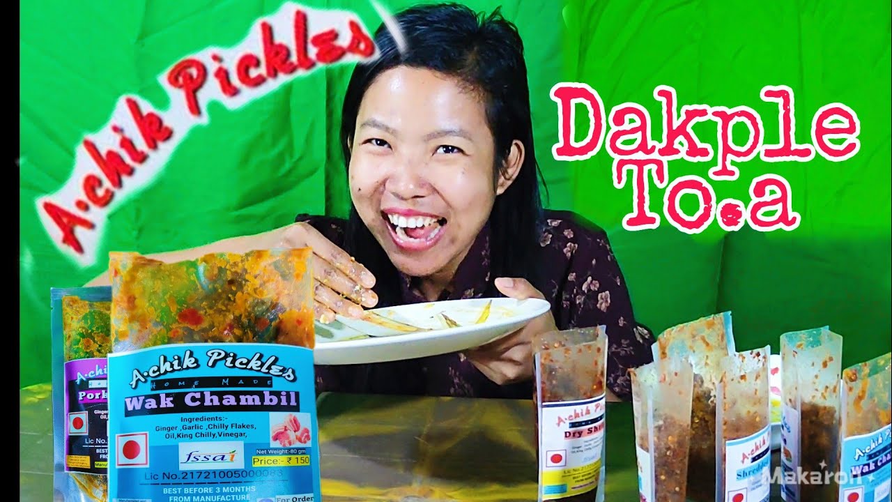 A.chik pickle // Ming 6 dingtangmancha togipa achar rang😋