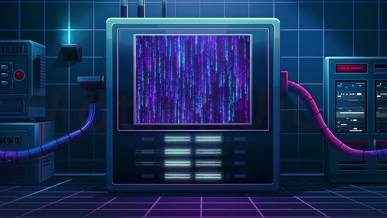 Mega Brain | Data Center | Hypercore & Code Breaker | Futuristic Tech Background