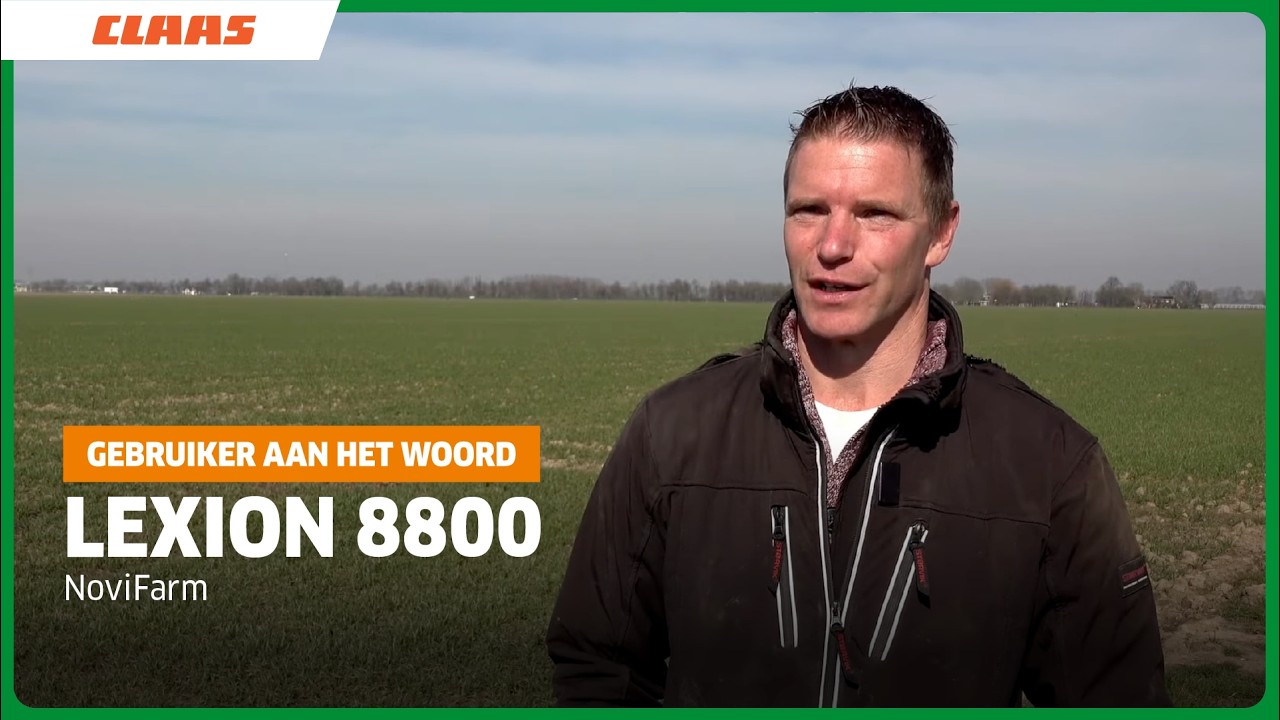 Chauffeurs vertellen..... Leon Noordam van NoviFarm over zijn ervaringen met CLAAS LEXION 8800 🤩