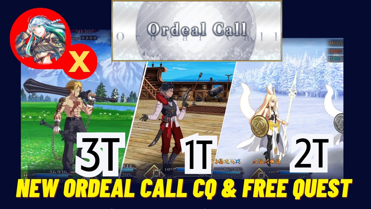 Legendary Water Source + 2 new Free Quest Ordeal Call [FGO NA][Fate/Grand Order]