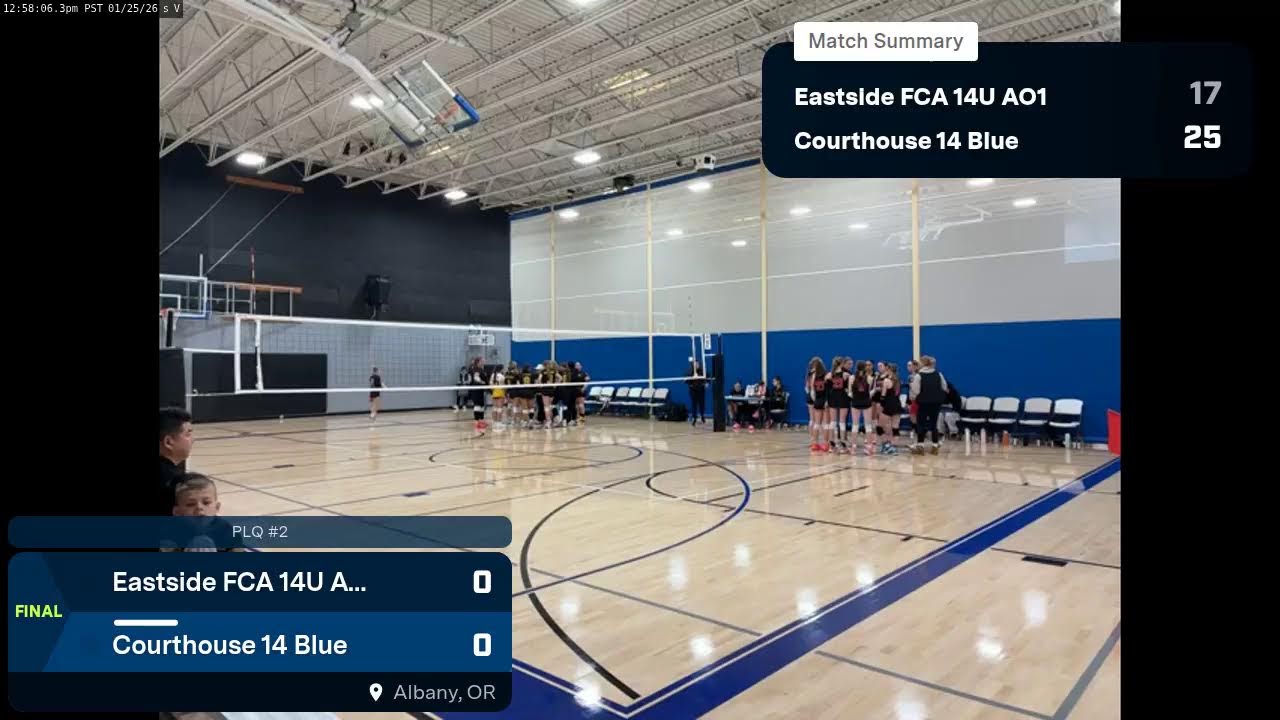 Courthouse 14 Blue vs. Eastside FCA 14U AO1 (2026.01.25)
