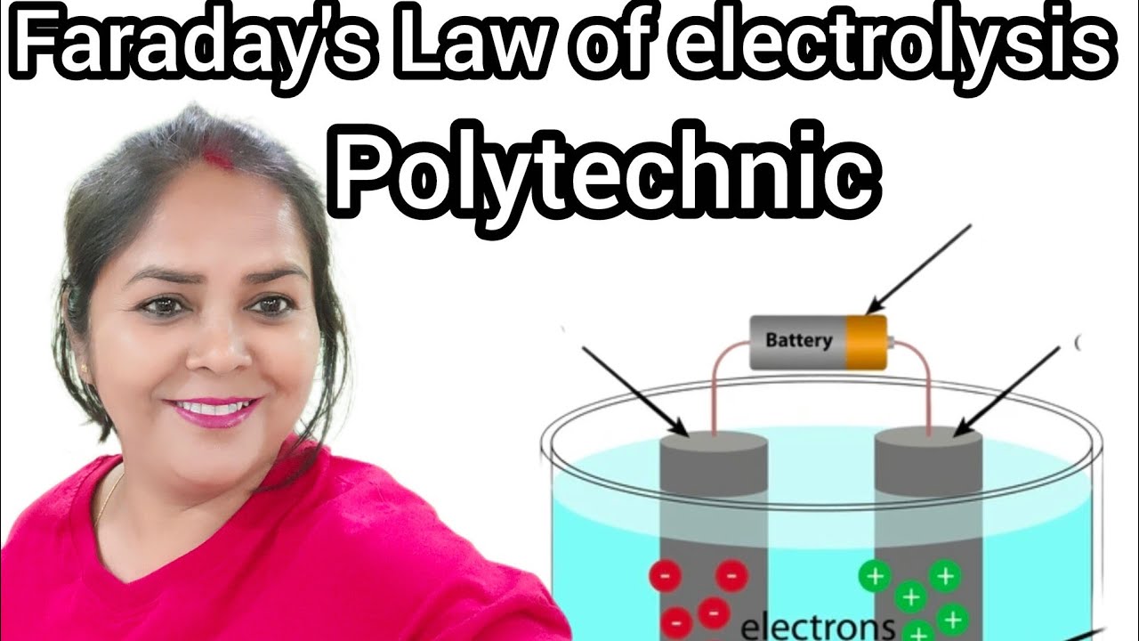 Faradays law of electrolysis ll Electrochemistry ll Polytechnic