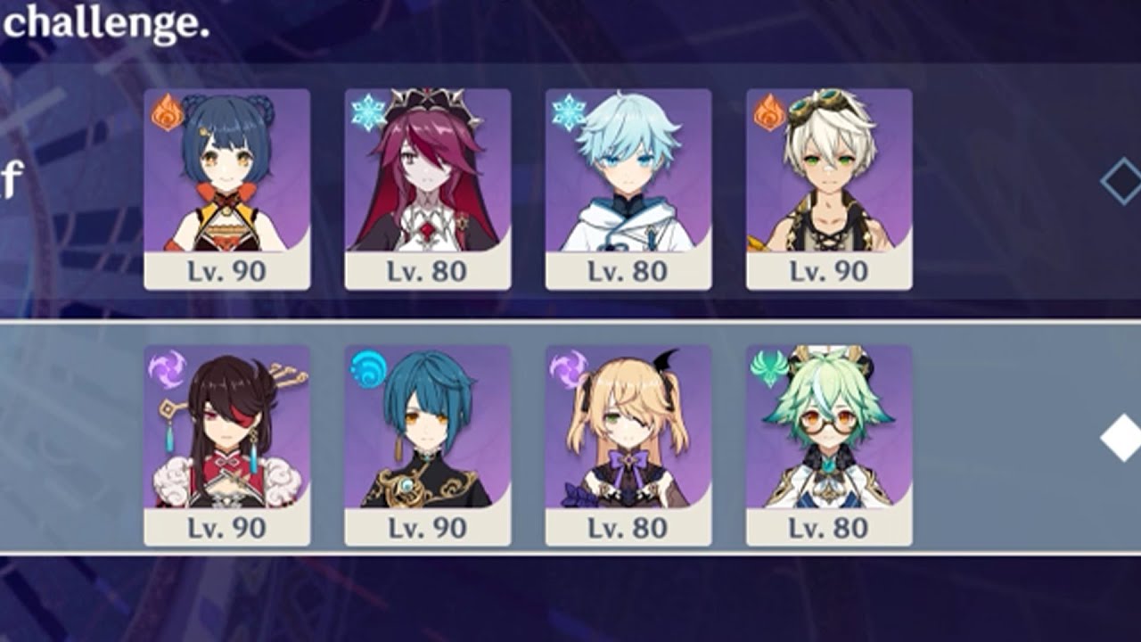 4 Star characters & weapons spiral abyss 2.7 floor 12 Genshin Impact