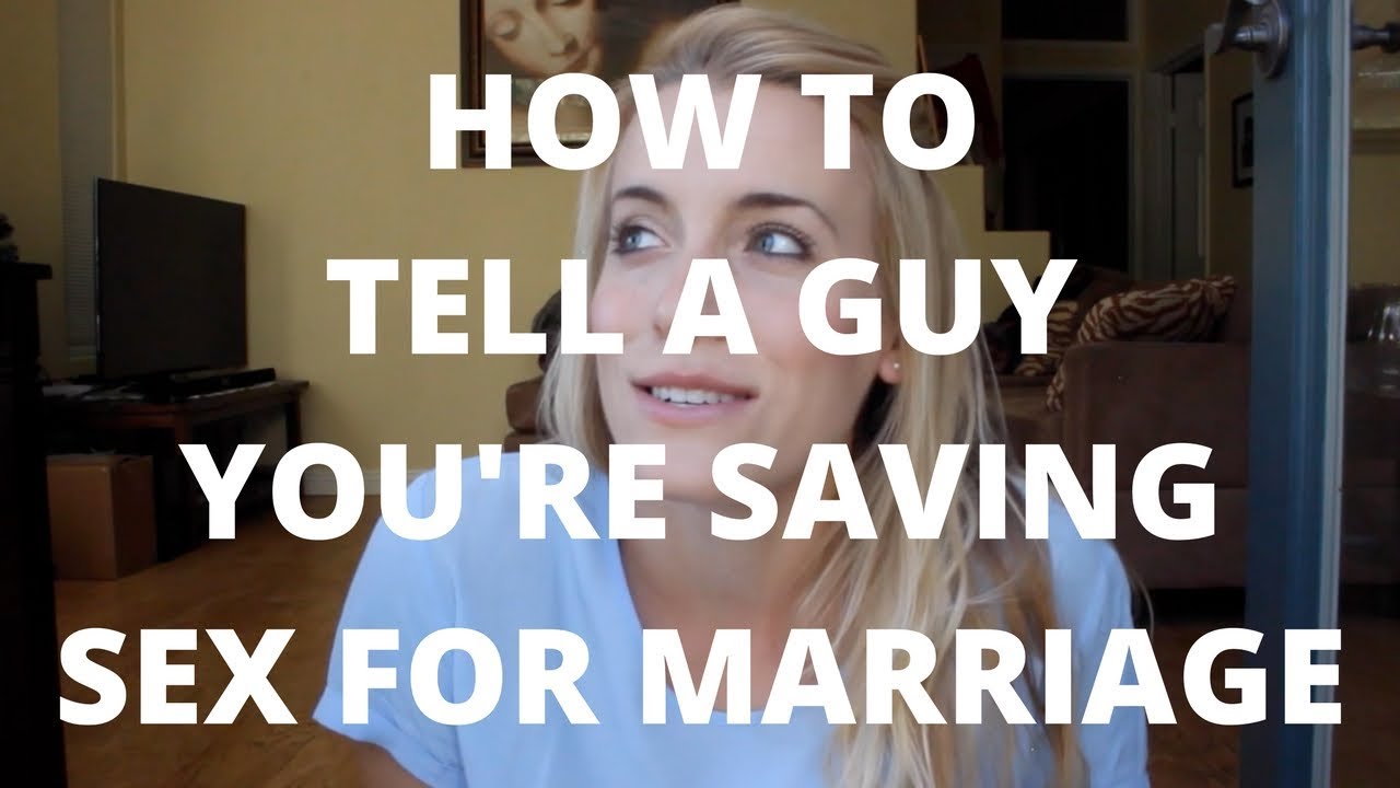 How to Tell a Guy You're Saving Sex for Marriage