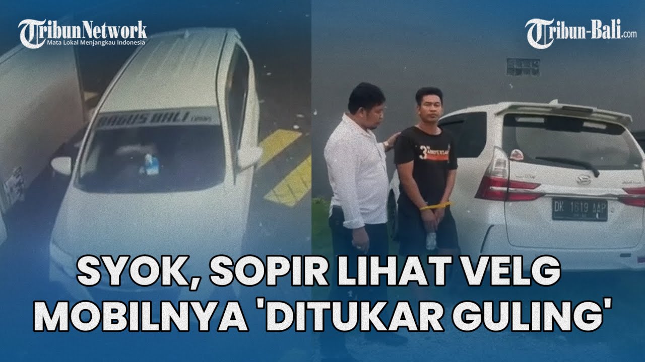Niat Jemput Tamu, Sopir di Kuta Bali Syok Lihat Velg Mobilnya 'Ditukar Guling' Dengan Velg Lain