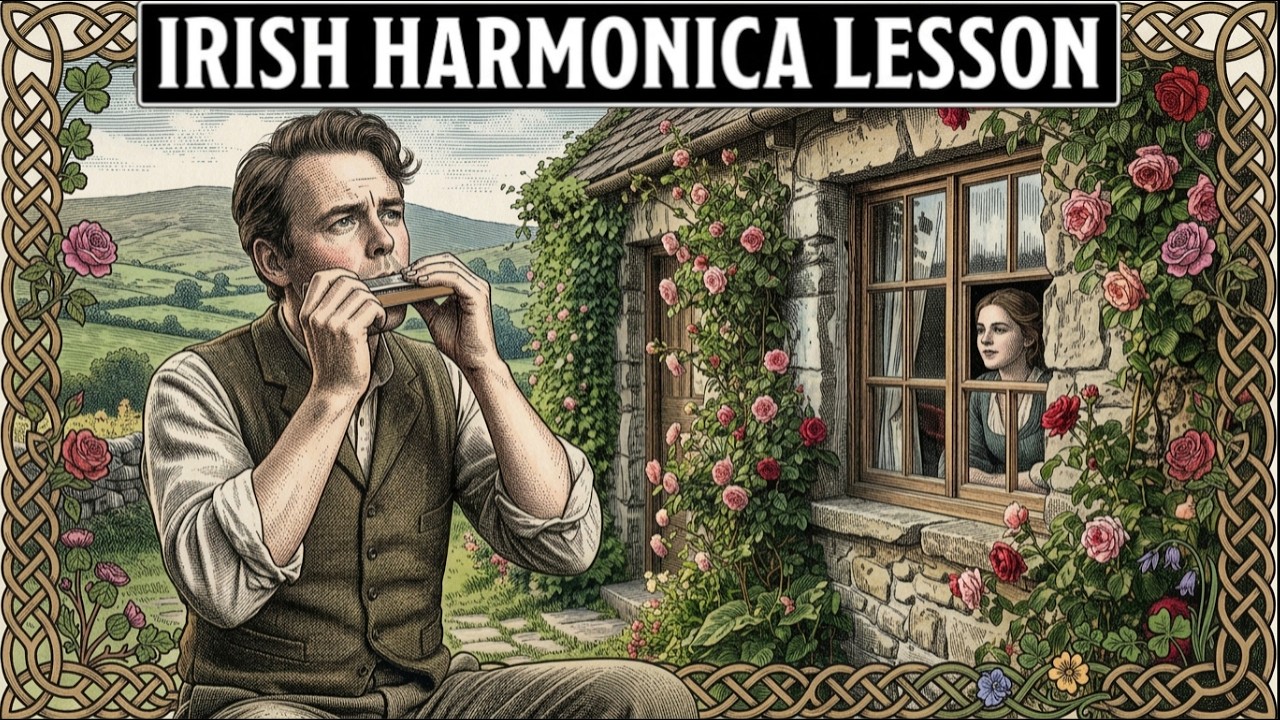 Traditional Irish Polka for Harmonica with Free Tab - Rose Tree Polka