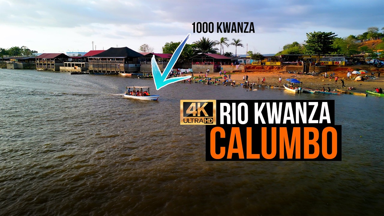 Kwanza River in Calumbo: Stunning Aerial Views of Angola's Natural Beauty