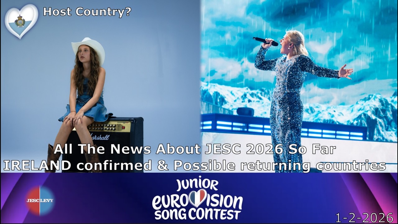 IRELAND confirmed participation & WHO WILL HOST?  | JUNIOR EUROVISION Update 2026 February |
