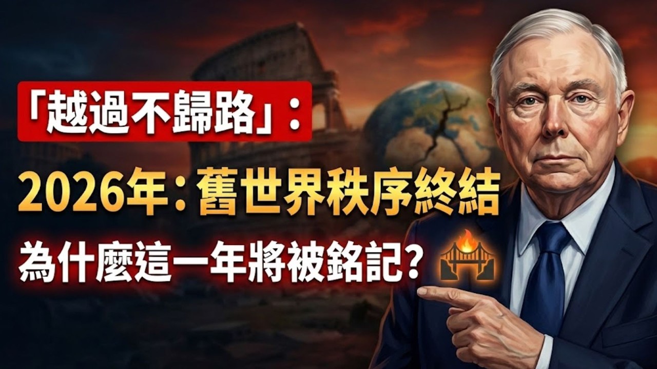 越過不歸路：為什麼2026年將被銘記為舊世界秩序終結之年。