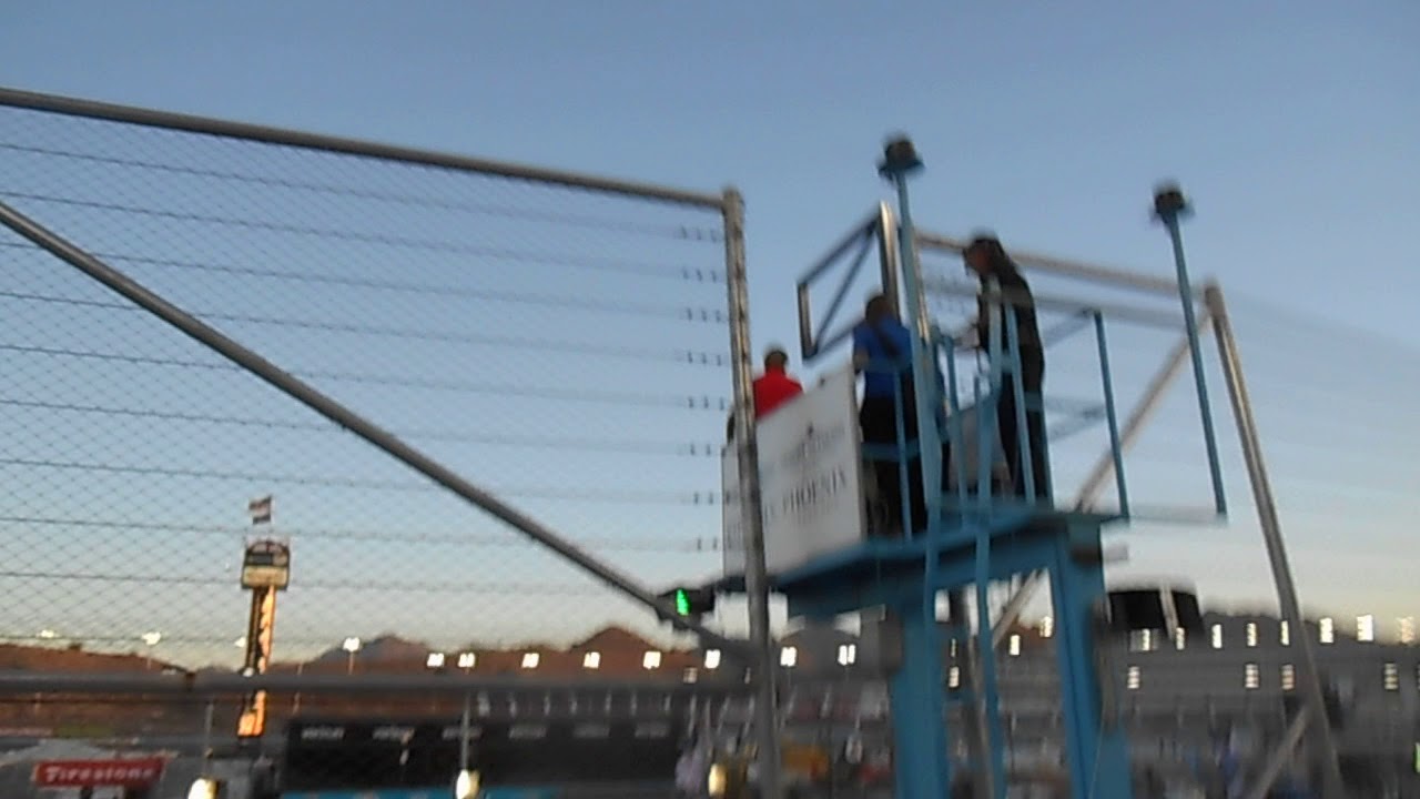 Start 2018 Phoenix IndyCar Grand Prix - front row start finish line!