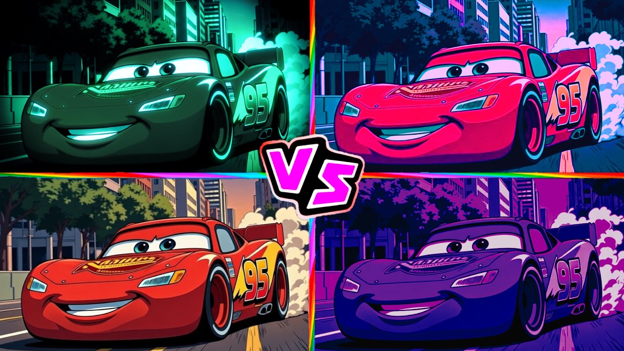 Lightning McQueen Song Battle Video - (I am McQueen) Cars Top Song by Reedline Legends