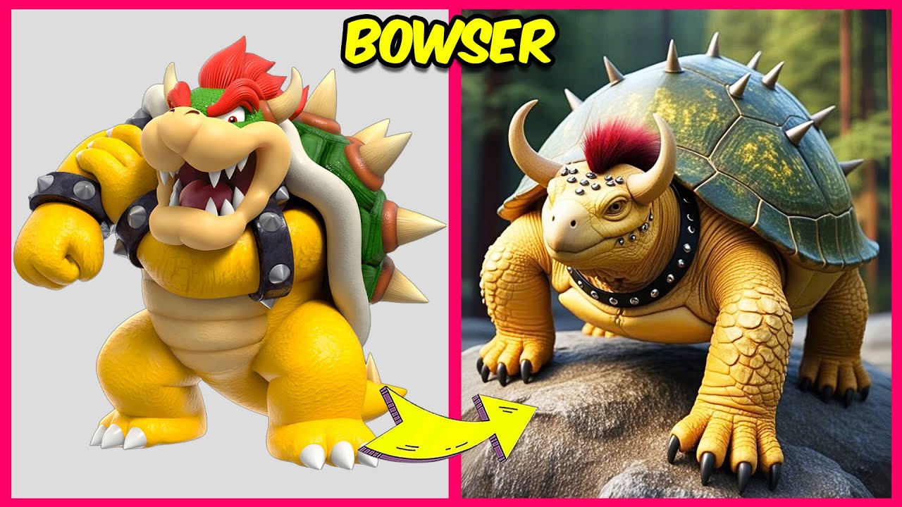 The Super Mario Bros. Movie in REAL LIFE 👲🏻🍄 + Guess The Super Mario Bros. Characters by their VOICE