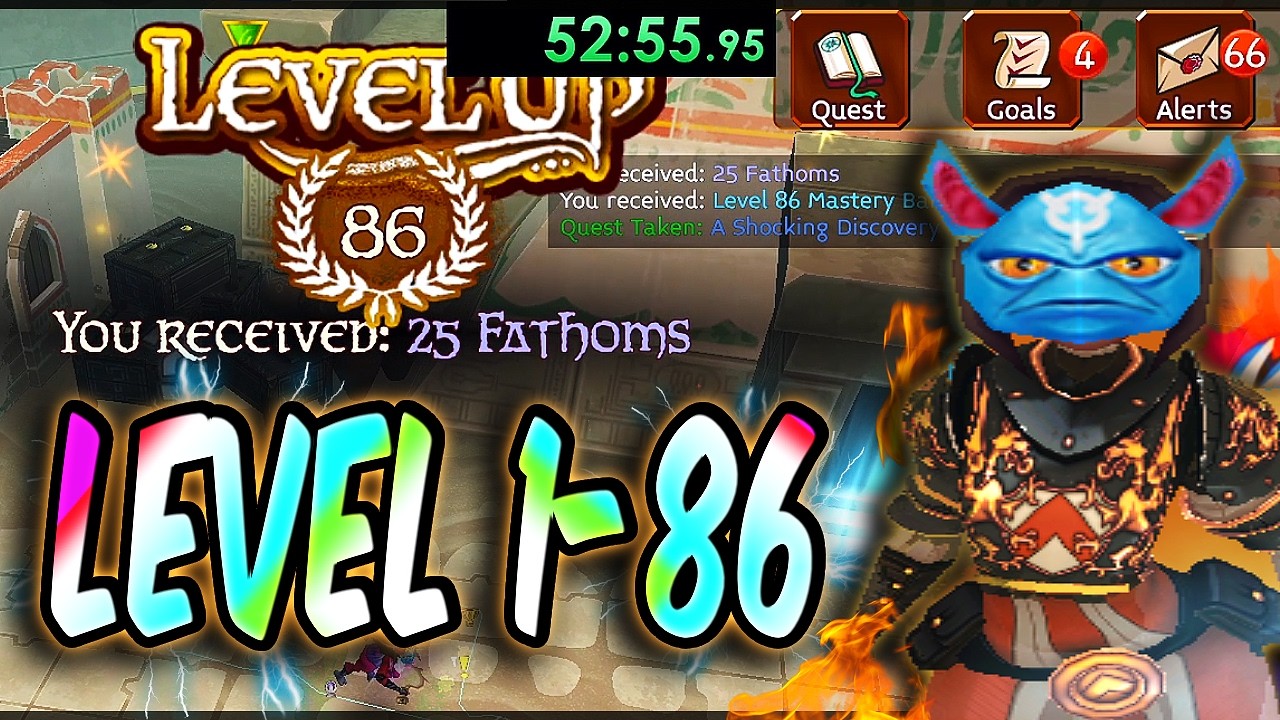 LEVEL 1 - 86 IN 53MINUTES! FAST LEVEL UP World Record -  Arcane Legends