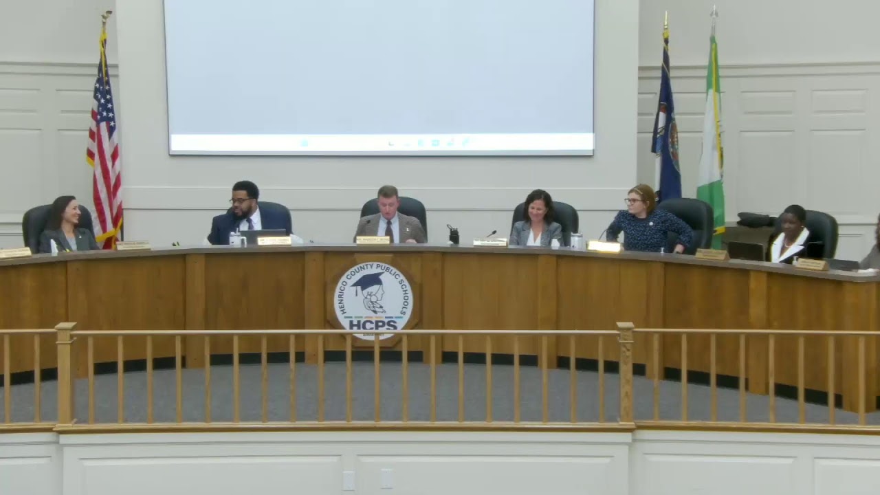 LIVE-Henrico County School Board Work Session-January 22, 2026
