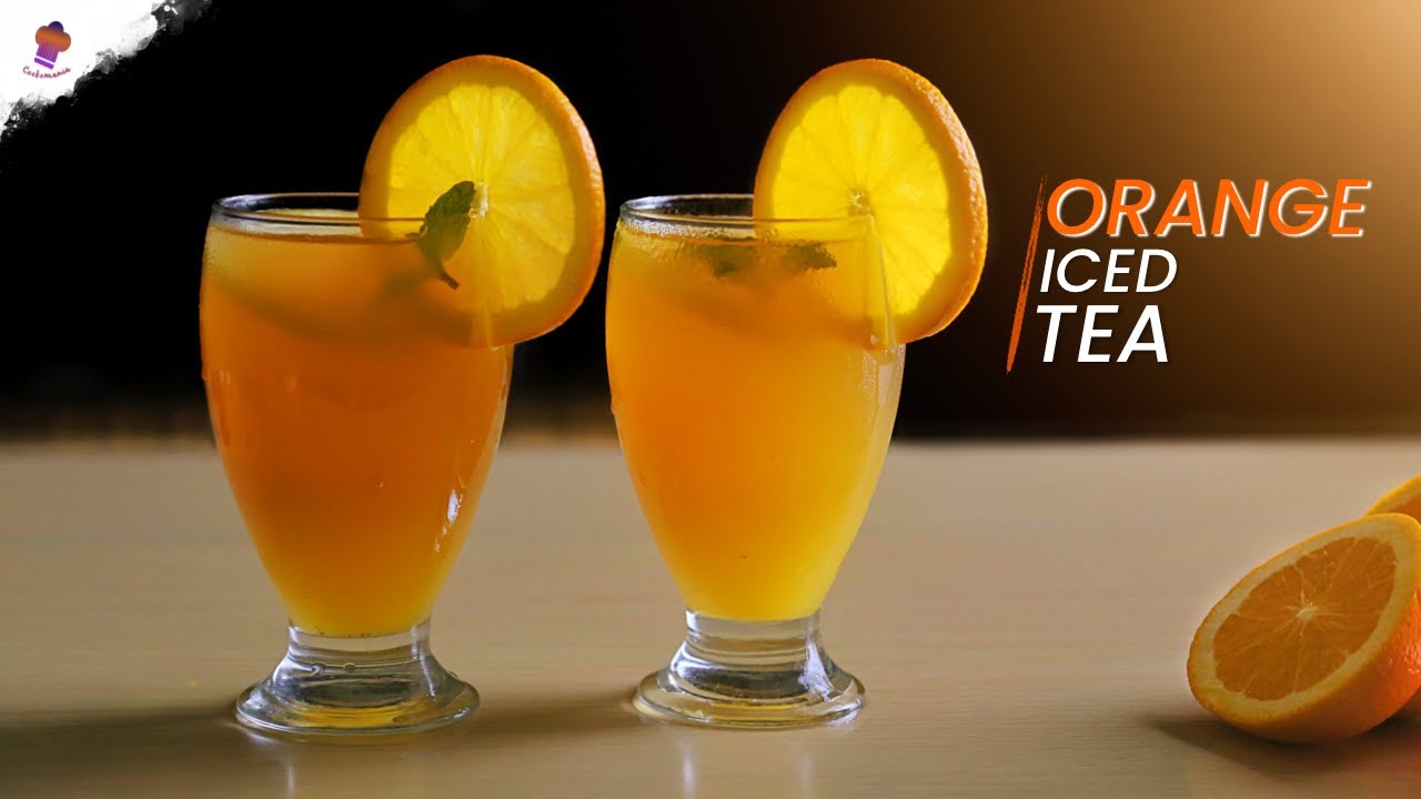 Orange Iced Tea | Refreshing Summer Drink | Quick Iced Tea | Easy Summer Drink