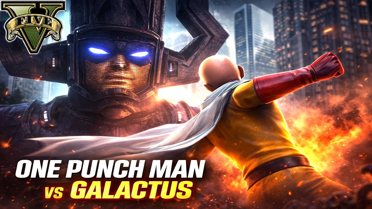 GTA 5 - Saitama vs Galactus | 4K