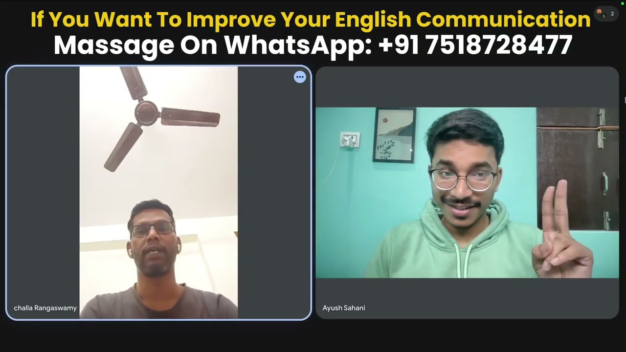 This English learner spoke for 30 minutes without preparation