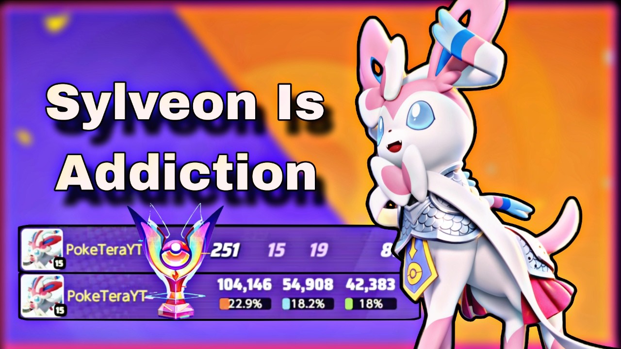 Sylveon is Best Pokémon To Play SoloQ in Pokémon Unite || PokeTeraYT