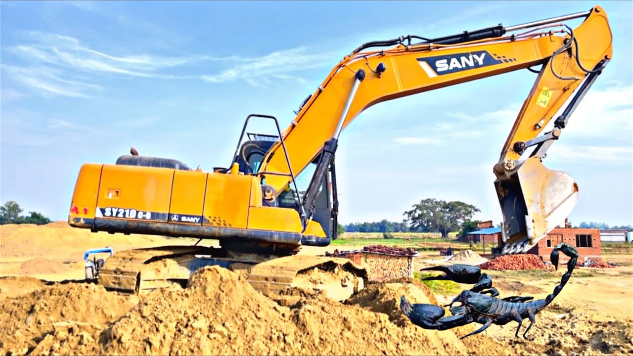 Powerful Sany Excavator Video 🚜 | Loading Video | Caterpillar 395 Excavator Loading | jcb Video 3dx
